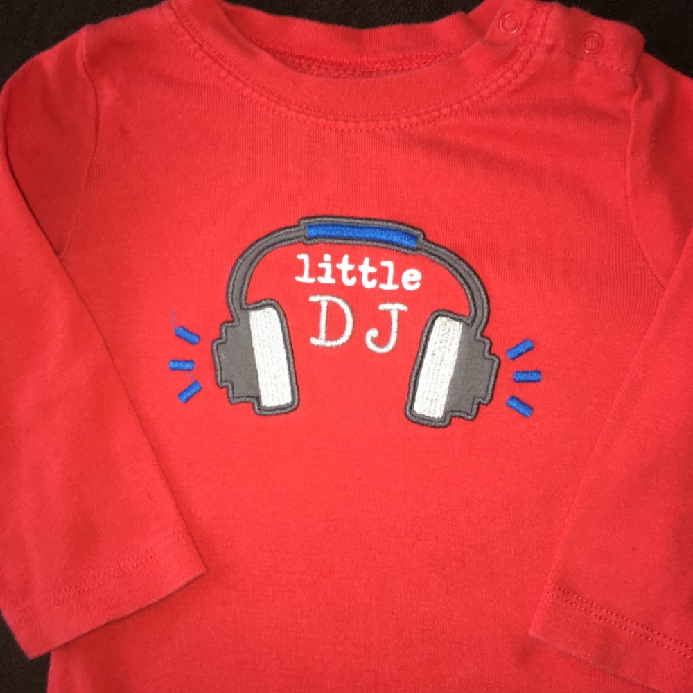 12 Month / 1 yr Baby Infant “Little DJ” Onesie